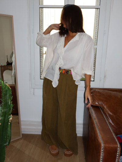 Chemise FLORA écru 2