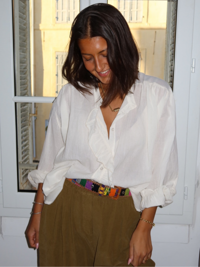 Chemise FLORA écru
