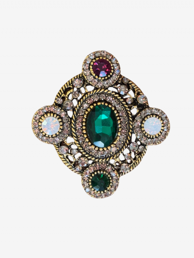 Broche ASIA vert