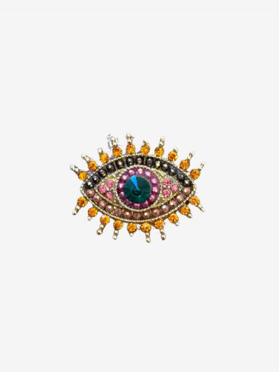 Broche FIFI à strass multi 3