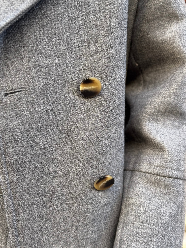 Manteau NATALIA court gris