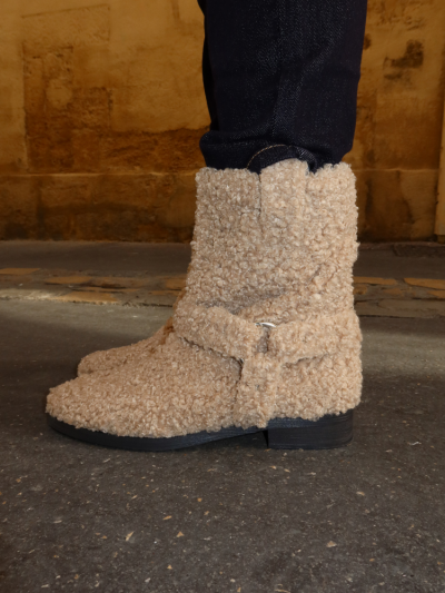 Bottines MIRA beige 2