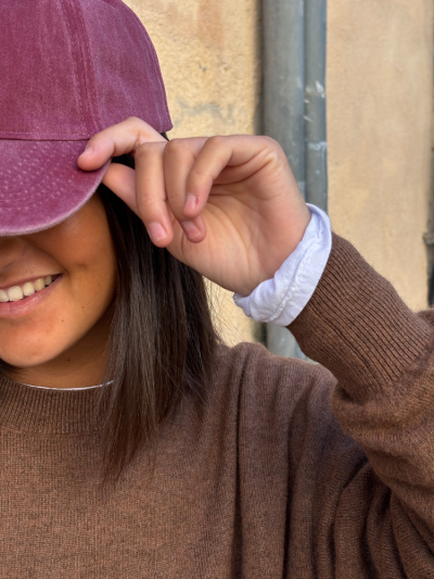 Casquette EMMA bordeaux