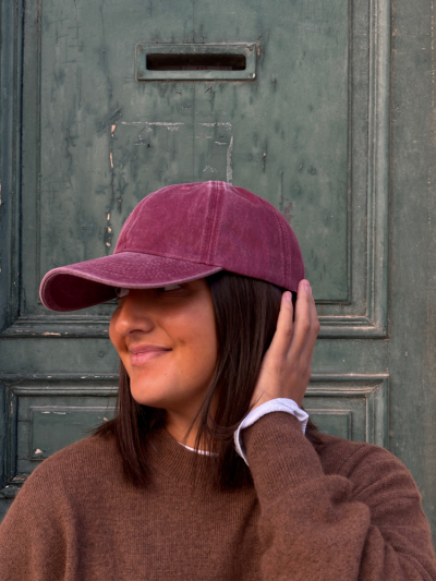Casquette EMMA bordeaux