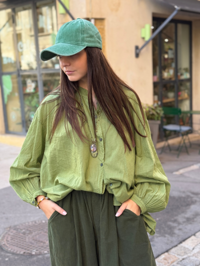 Chemise JOHANA kaki