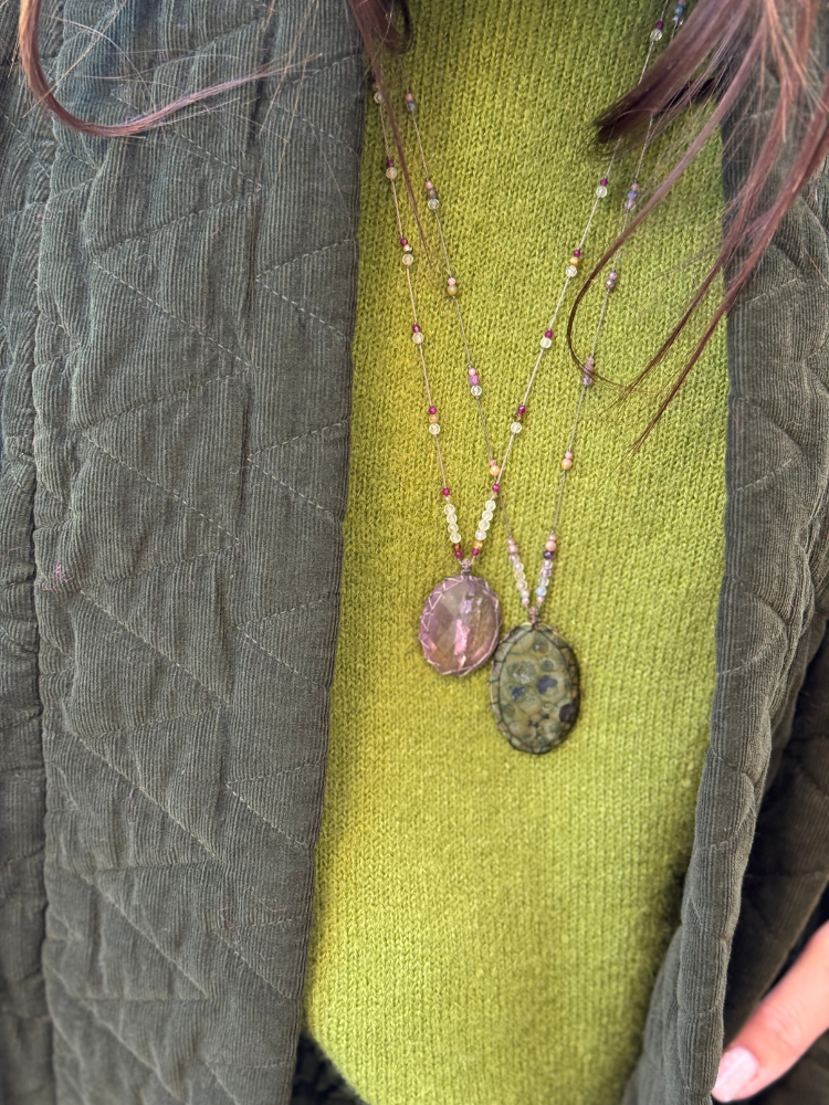 Grand talisman RAPH agate tubulaire