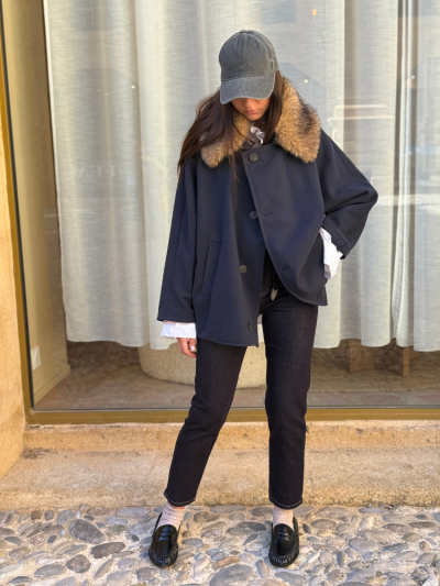 Manteau MARTIN marine 2