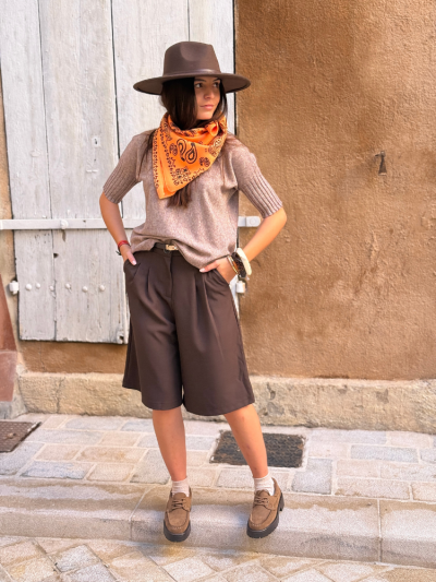 Bermuda MALO marron 2