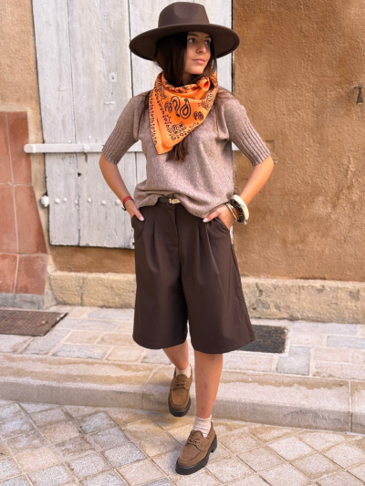 Ceinture "H" choco 2