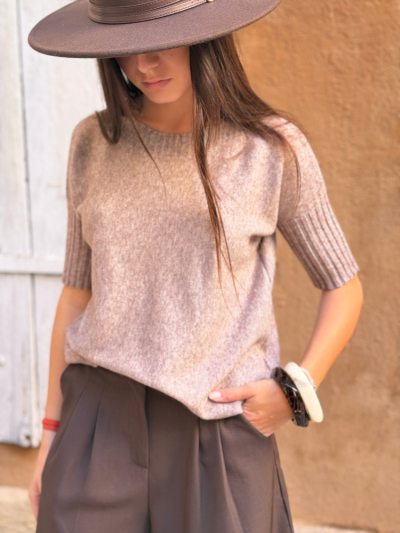Pull TAYA taupe