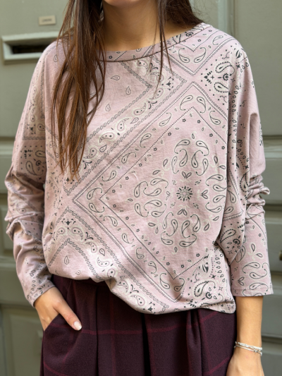 T-shirt PAON vieux rose...