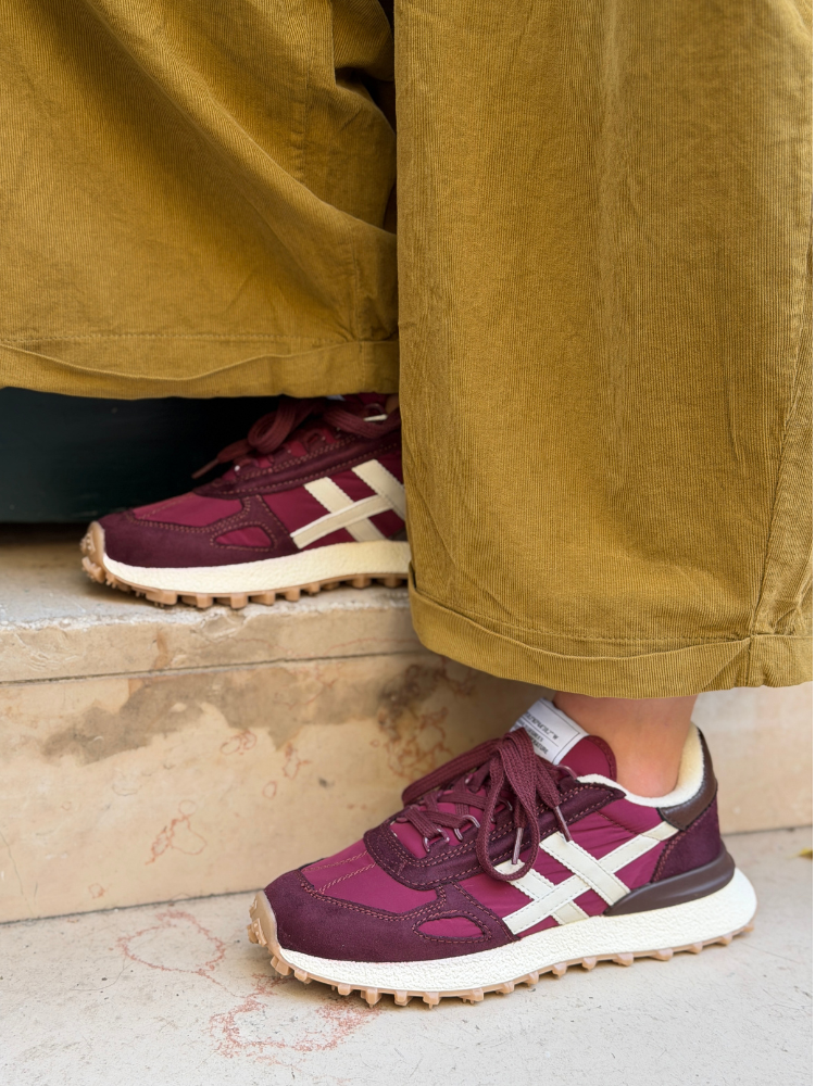 Basket VENICE bordeaux