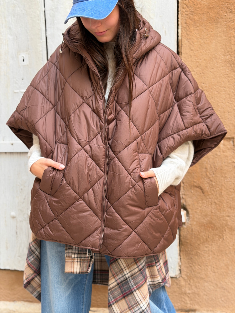 Doudoune FAUSTINE choco