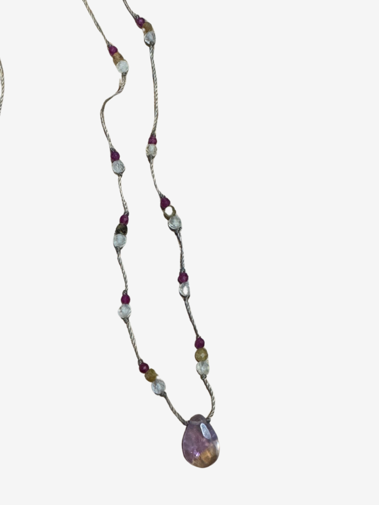 Collier DROP améritrine capri