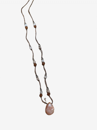 Collier drop sun stone