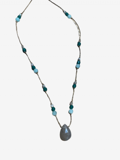 Collier DROP pierre de lune...