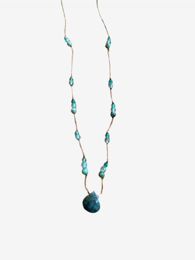 Collier DROP azurite