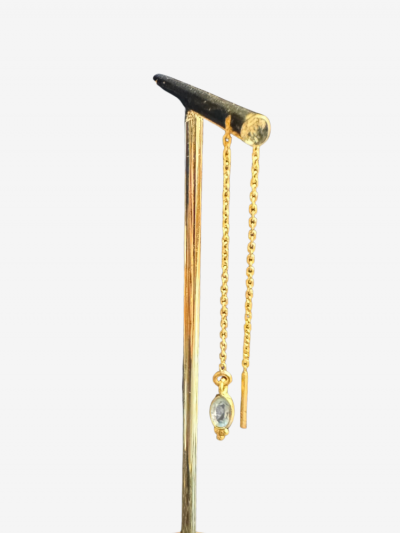 Mono boucle GABIN améthyste vert