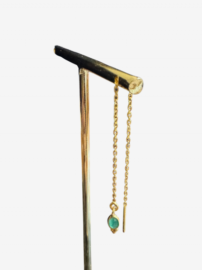 Mono boucle GABIN onyx vert