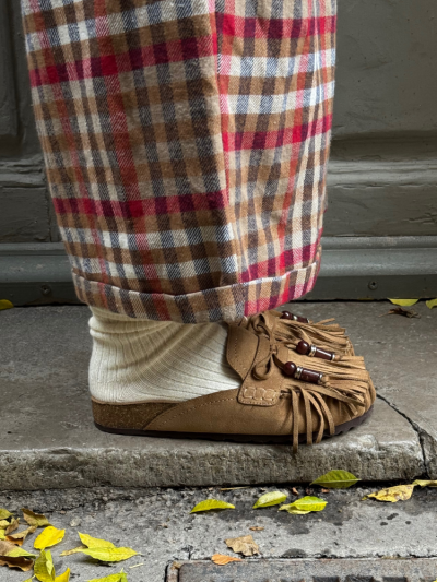 Mules AKA à franges camel