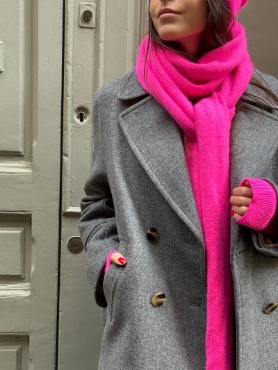 Manteau NATALIA court gris