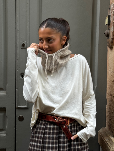 Cagoule ELINE grège 2