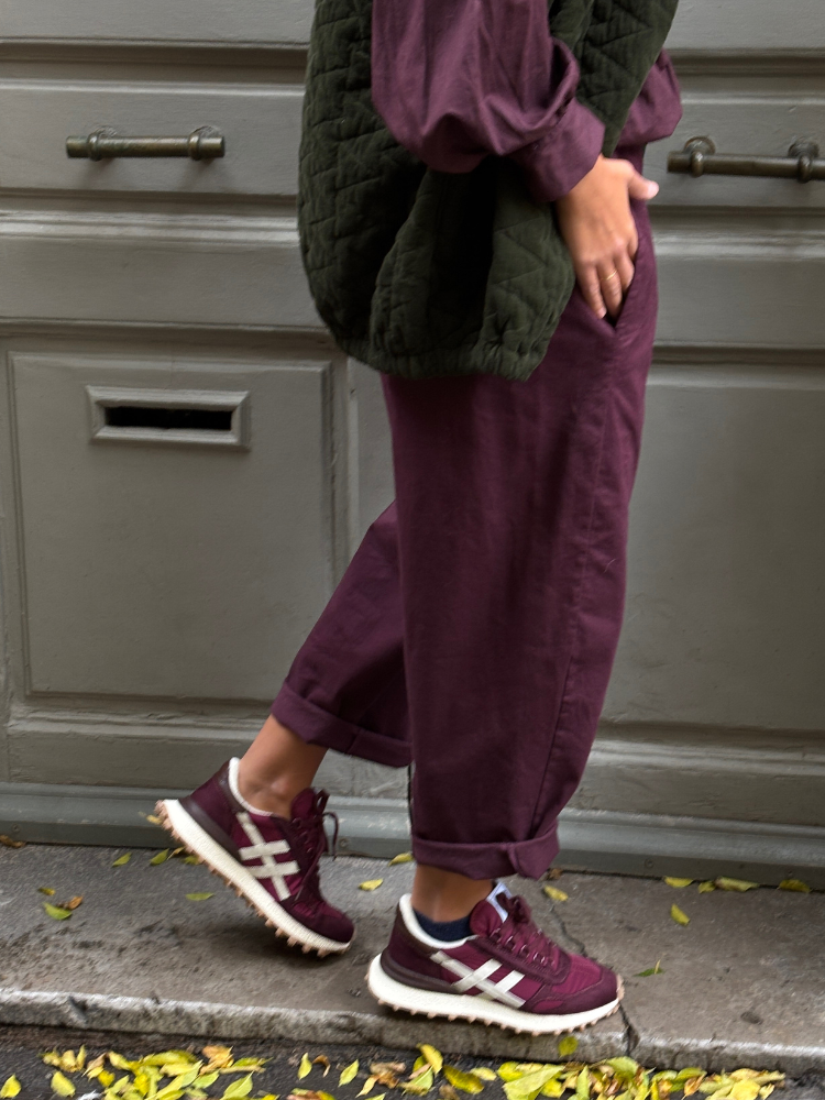 Basket VENICE bordeaux