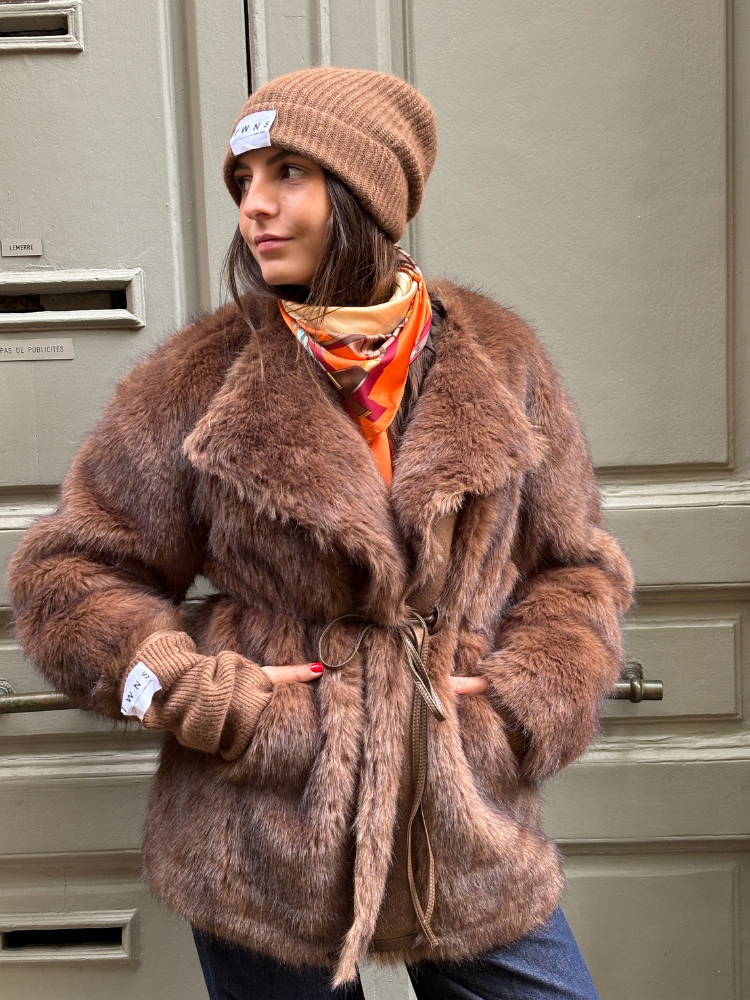 Manteau SOFIYA choco