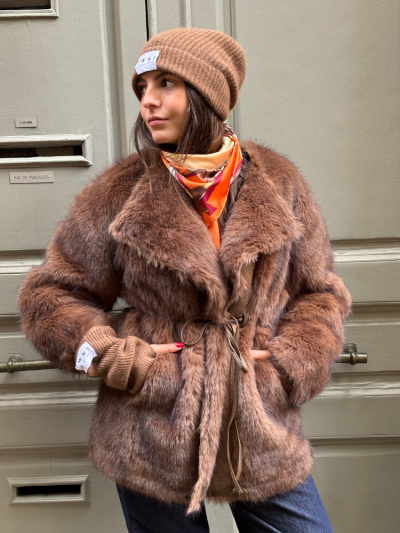 Manteau SOFIYA choco