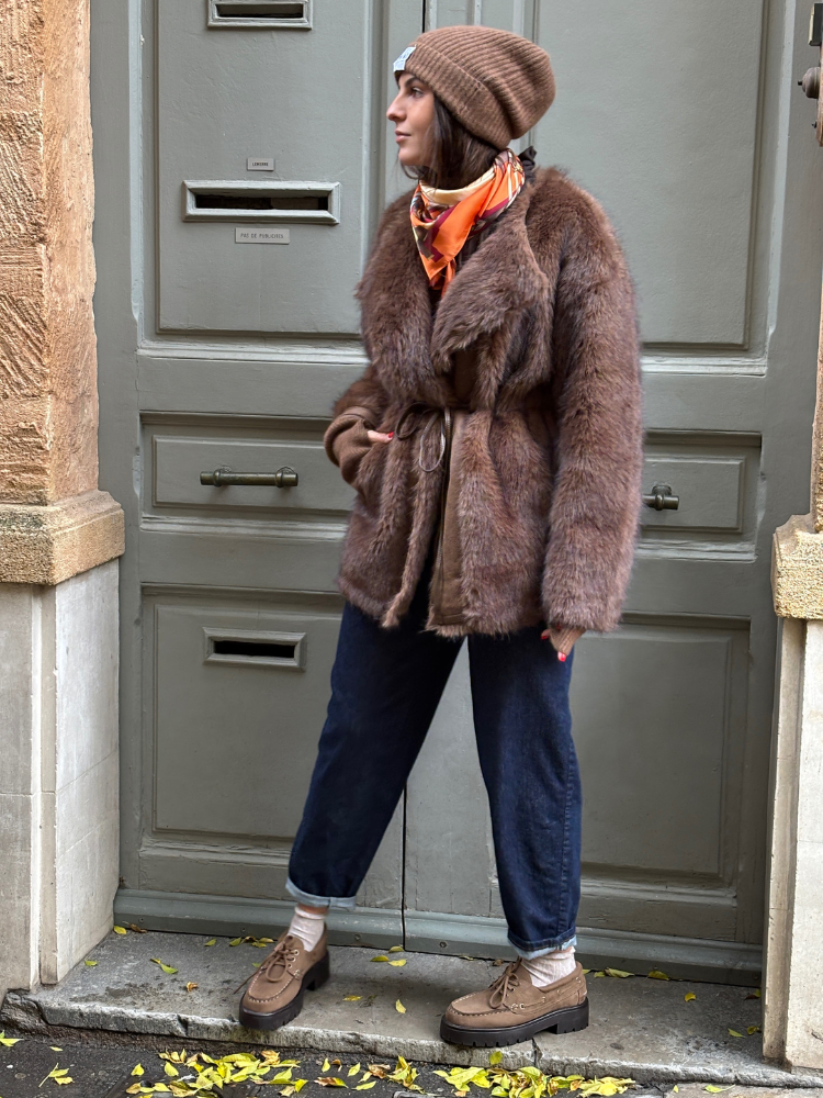 Manteau SOFIYA choco