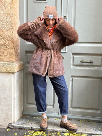 Manteau SOFIYA choco