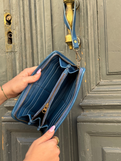 Portefeuille MARIA bleu en... 2