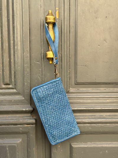 Portefeuille MARIA bleu en...