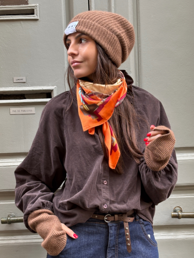 Chemise SISSI velours choco