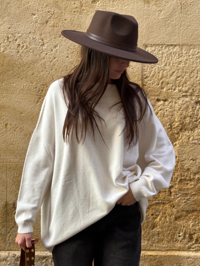 Pull LUCY écru