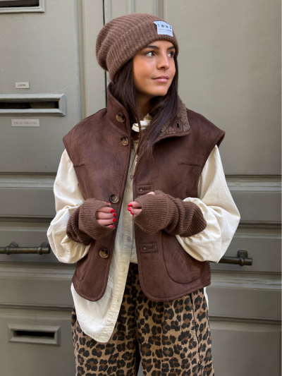 Gilet ALINA choco 2