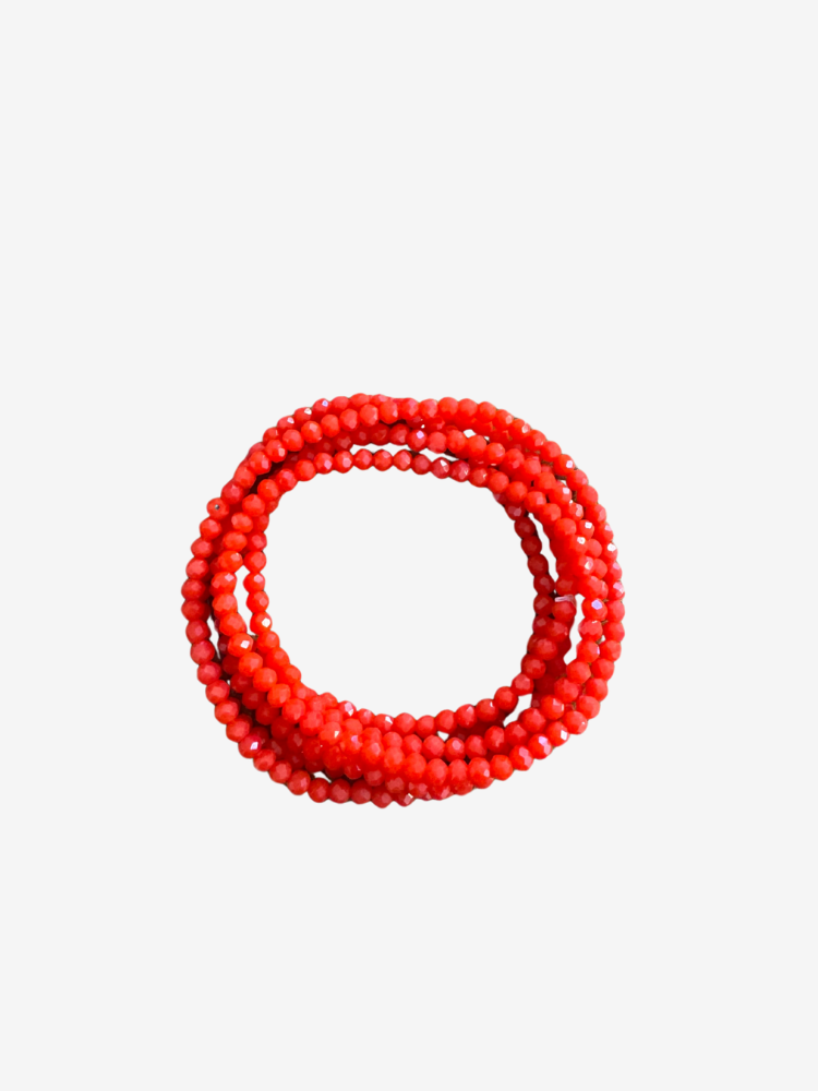 Collier et bracelet SUMMER corail