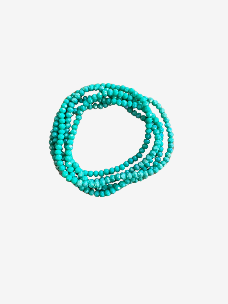 Collier et bracelet SUMMER turquoise