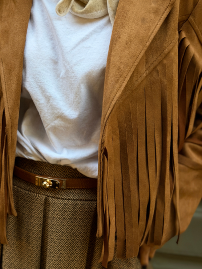 Ceinture "H" camel 2