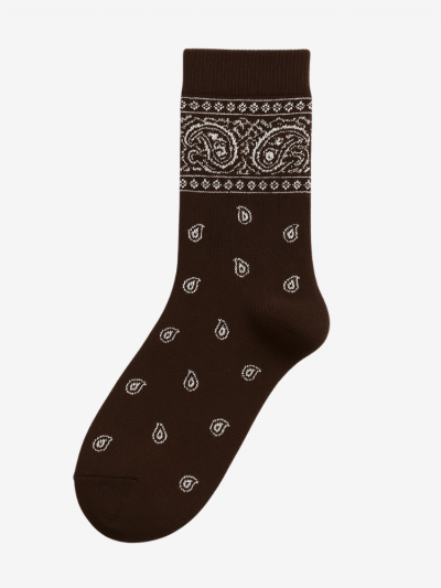 Chaussettes AJA bandana choco
