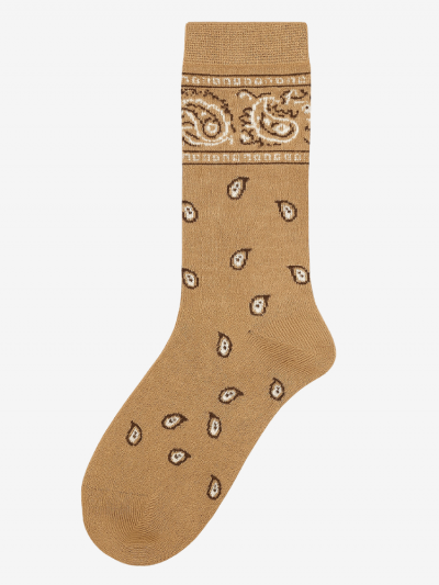 Chaussettes AJA bandana camel