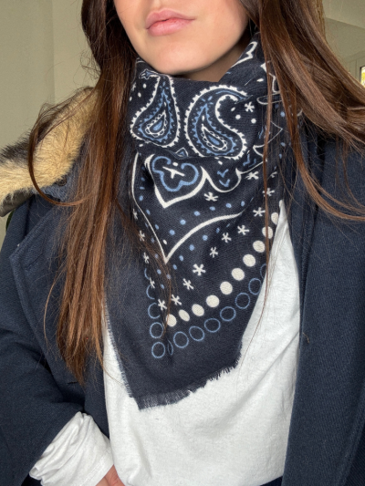 Foulard OA bandana marine 2