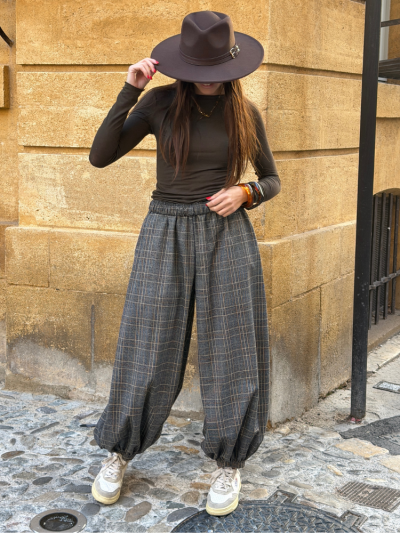 Top ELIO manches longues choco 2