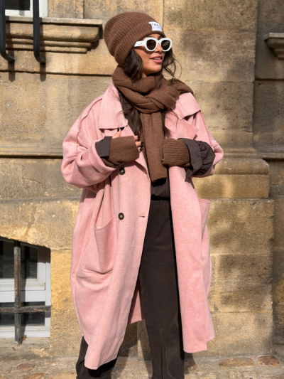 Manteau ELISE rose
