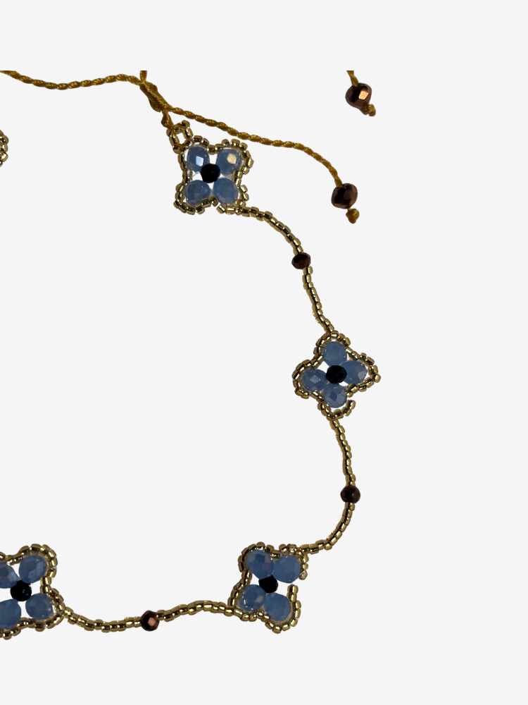 Bracelet cheville TANIA lavande