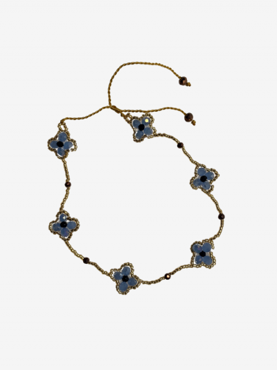 Bracelet cheville TANIA lavande