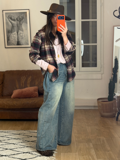 T-shirt NINETTE vieux rose 2