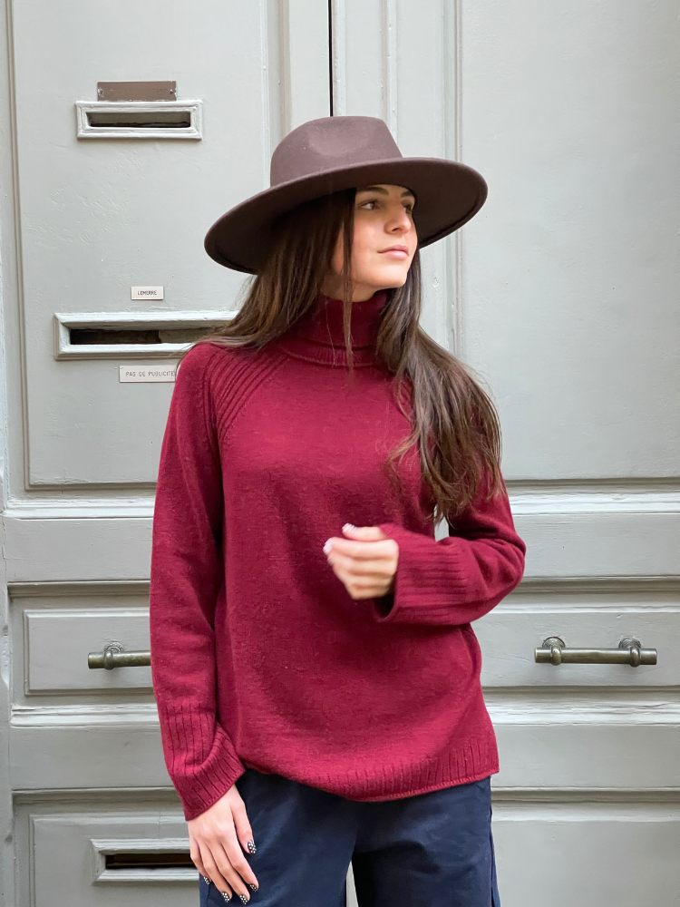 Pull HILDA bordeaux