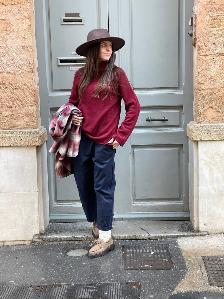 Pull HILDA bordeaux