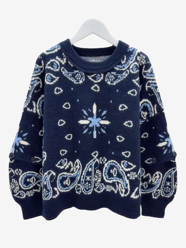 Pull AIME bleu marine
